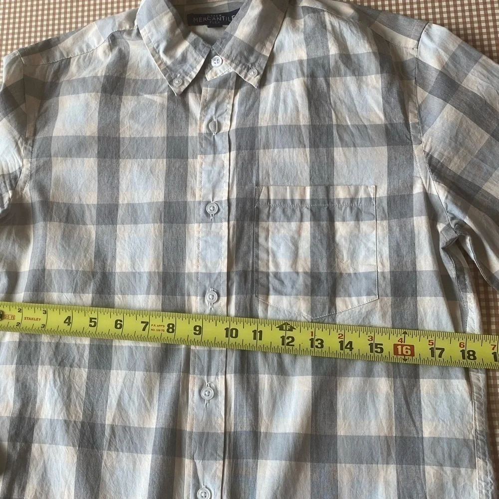 J. Crew Mercantile Plaid button‎ down shirt. Size Small